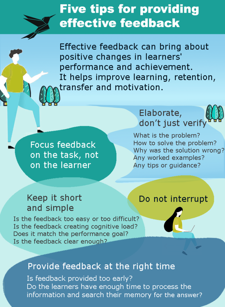 how to give feedback on essays examples